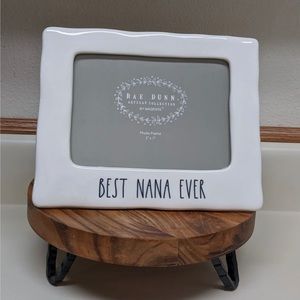 New Rae Dunn “BEST NANA EVER” picture frame.